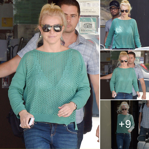 Britney Spears Spotted Leaving the Set in Westlake Village